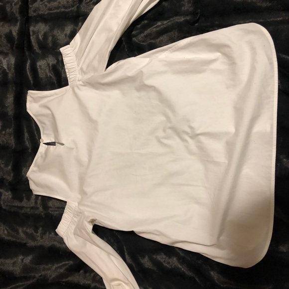 Calvin Klein White Peak-a-boo shoulder - Picture 3 of 3